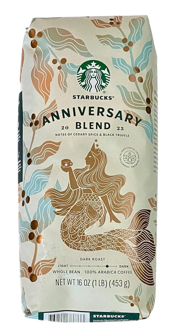 Starbucks Anniversary Blend 2023 Whole Bean Coffee