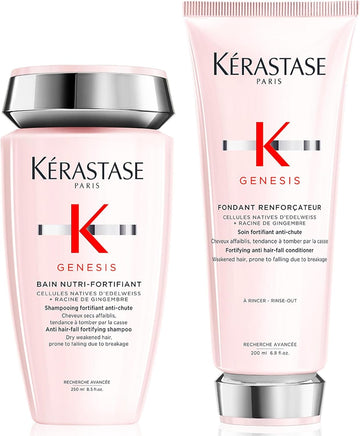 Kérastase Genesis Bain Nutri-Fortifiant 250Ml And Genesis Fondant Renforcateur 200Ml Duo