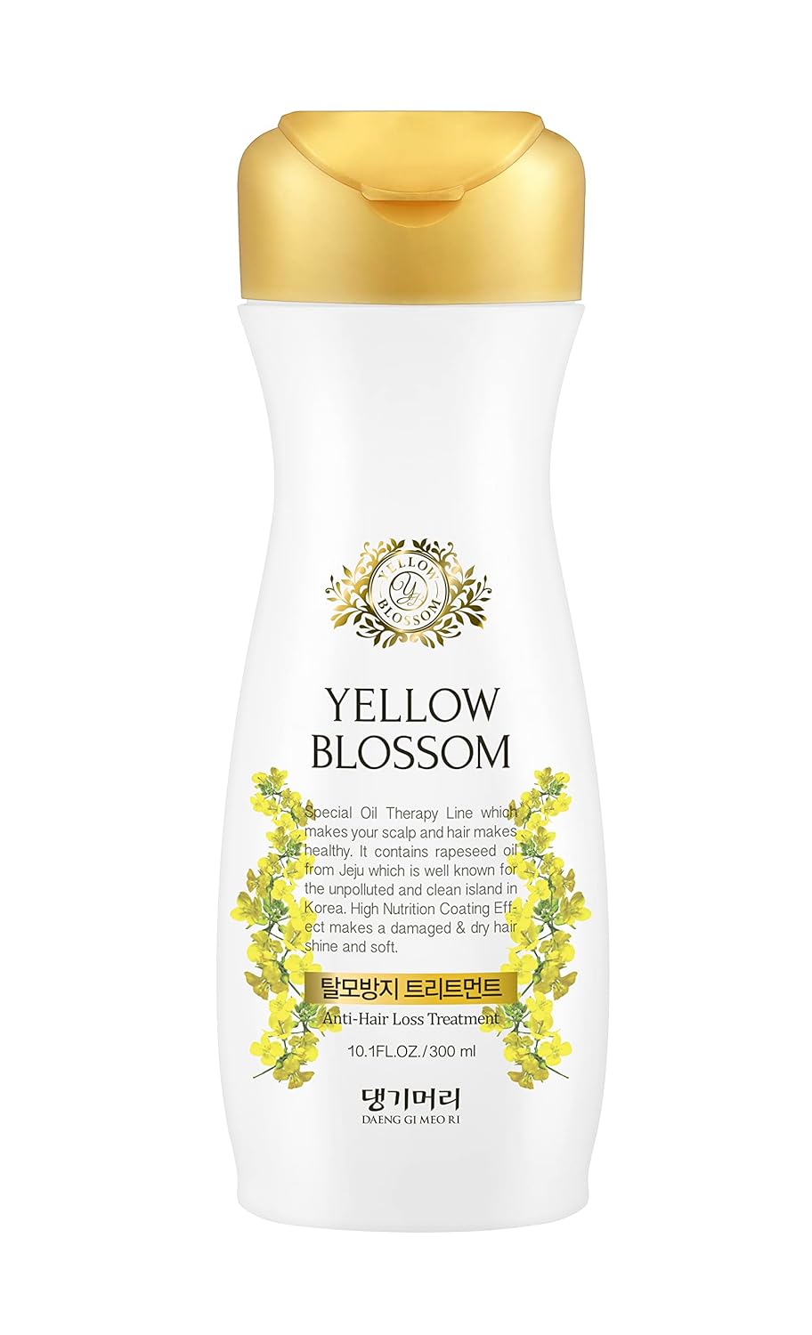 Daeng Gi Meo Ri- Yellow Blossom Hair Loss Care Treatment, Anti Hair Loss, Hair Shine, Scalp Nourishing And Moisturizing, 300Ml