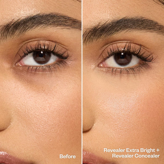 Kosas Revealer Extra Bright Serum-Powered Color Corrector For Under Eye Dark Circles, Discoloration + Spots, Long-Wear, Full Coverage (Magic)