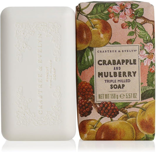 Crabtree & Evelyn Crabapple And Mulberry Tripple Milled Soap 150g : Amazon.co.uk: Beauty