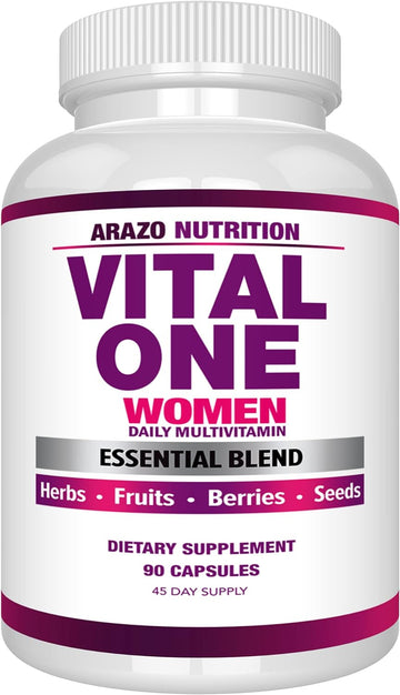 Arazo Nutrition Vital One Multivitamin for Women - Daily Wholefood Sup