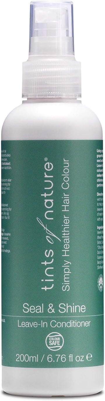 Tints Of Nature Natural And Organic Seal And Shine Leave-In Conditioner, Vegan-Friendly, 1 X 200Ml