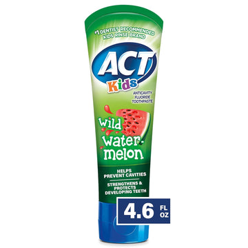 Act Kids Anticavity Fluoride Toothpaste 4.6 Oz. Wild Watermelon