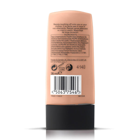 Lasting Performance Touch-Proof Foundation By Max Factor 104 Warm Almond