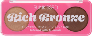 Sunkissed Rich Bronze Bronzing Trio, 3 Shades For Warmth And Radiance