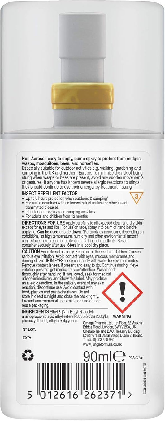 Jungle Formula Outdoor & Camping Insect Repellent Spray, 90 Ml 3927175