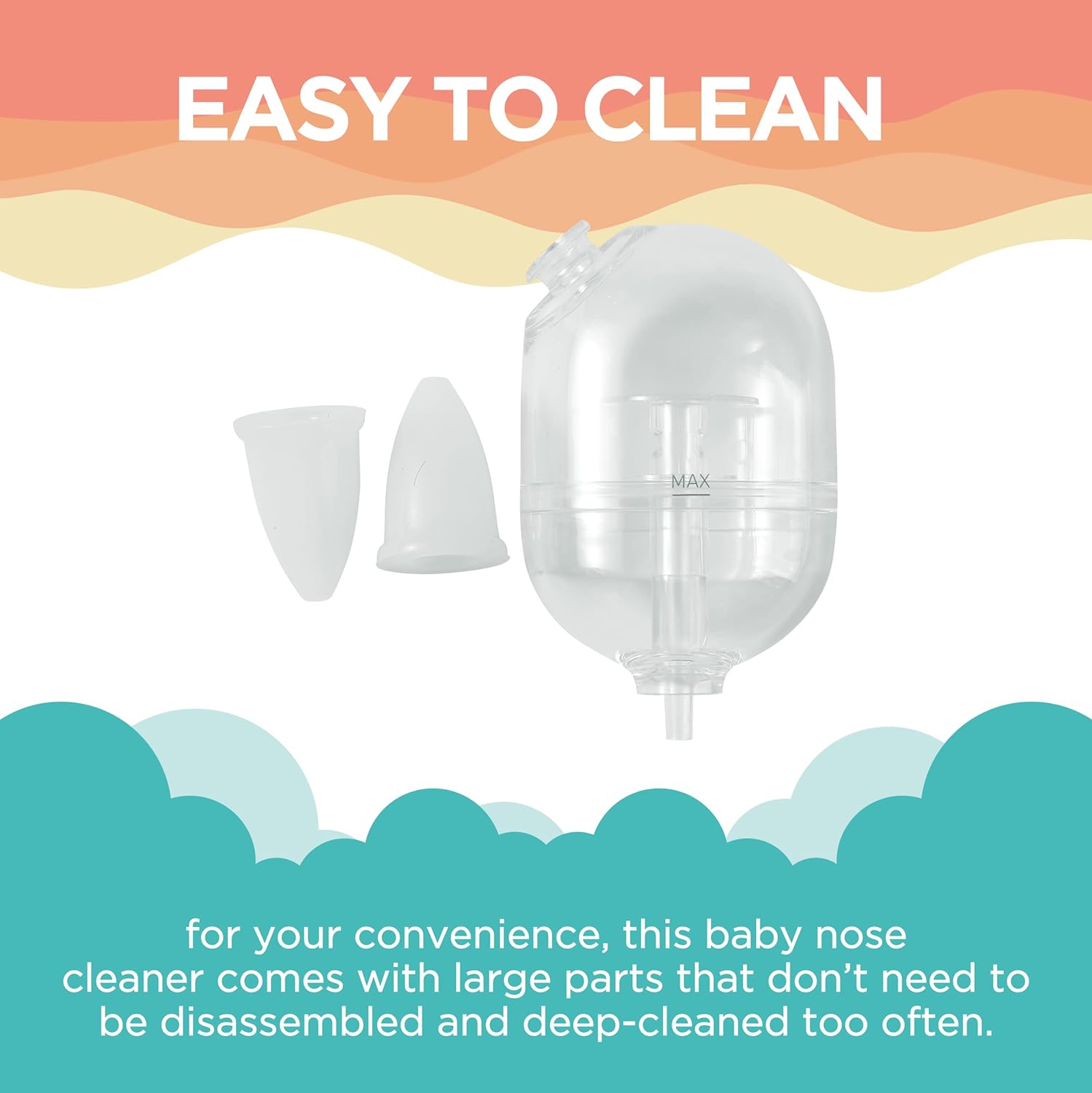 LittleTora Pro Baby Nasal Aspirator - Hospital Grade with Built-in Music & Night Light - Rechargeable Nose Booger Sucker for Infants Babies Kids Toddlers - Snot Removal : Baby