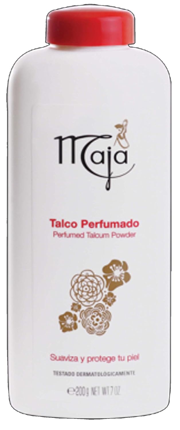 Maja Perfumed Talcum Powder| Freshening Talcum Powder, Leaving Skin Smooth and Delicately Perfumed; 7 Ounces