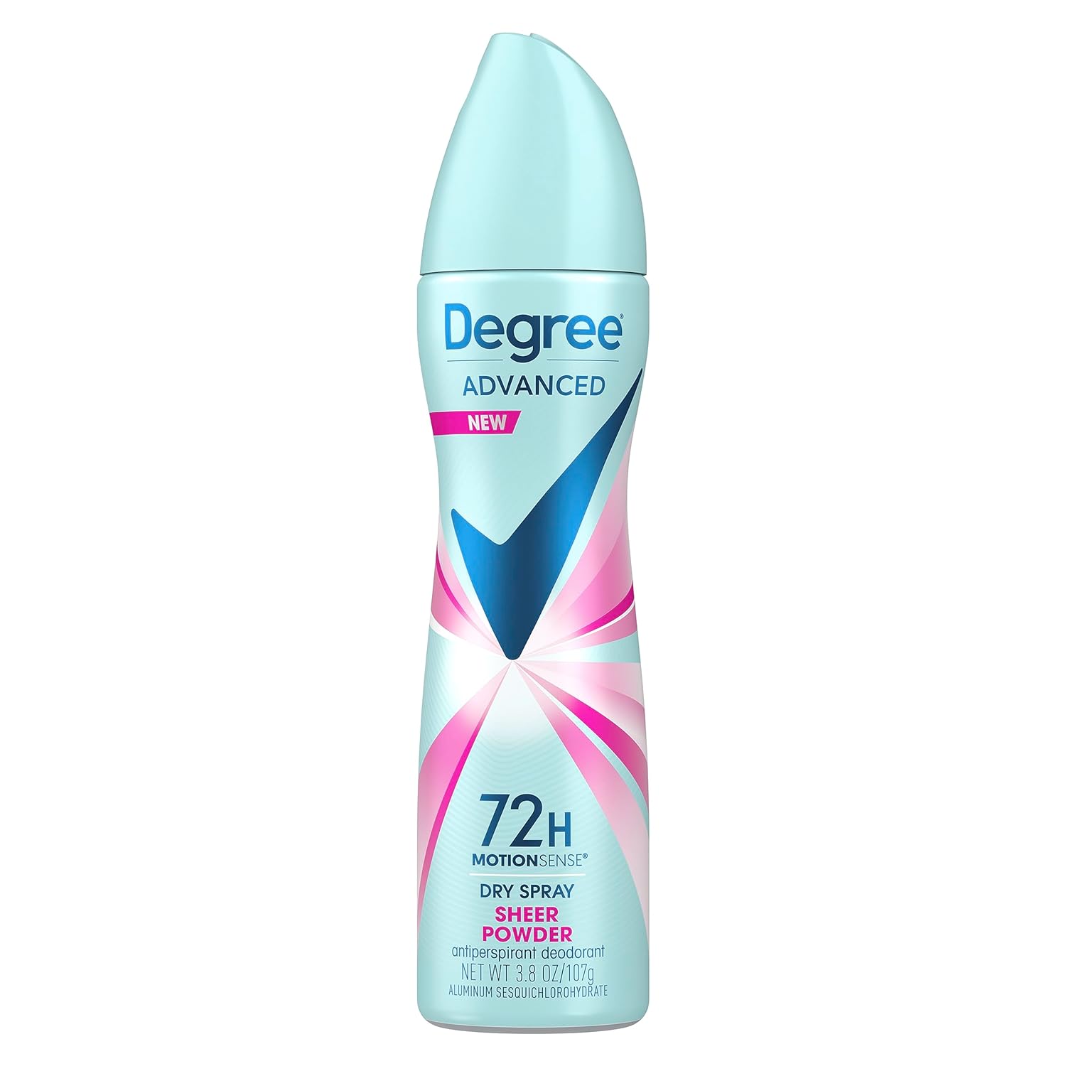 Degree Advanced Antiperspirant Deodorant Dry Spray Sheer Powder 72-Hour Sweat and Odor Protection Deodorant Spray For Women With MotionSense Technology 3.8 oz