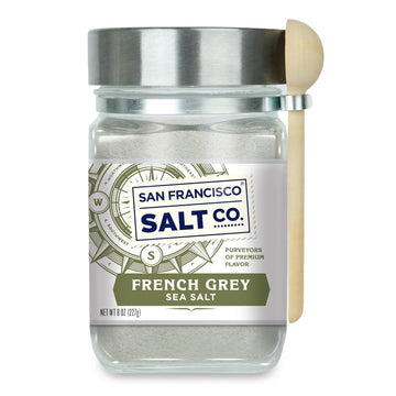 8 Oz. Chef'S Jar - French Grey Sea Salt - Sel Gris By San Francisco Salt Company
