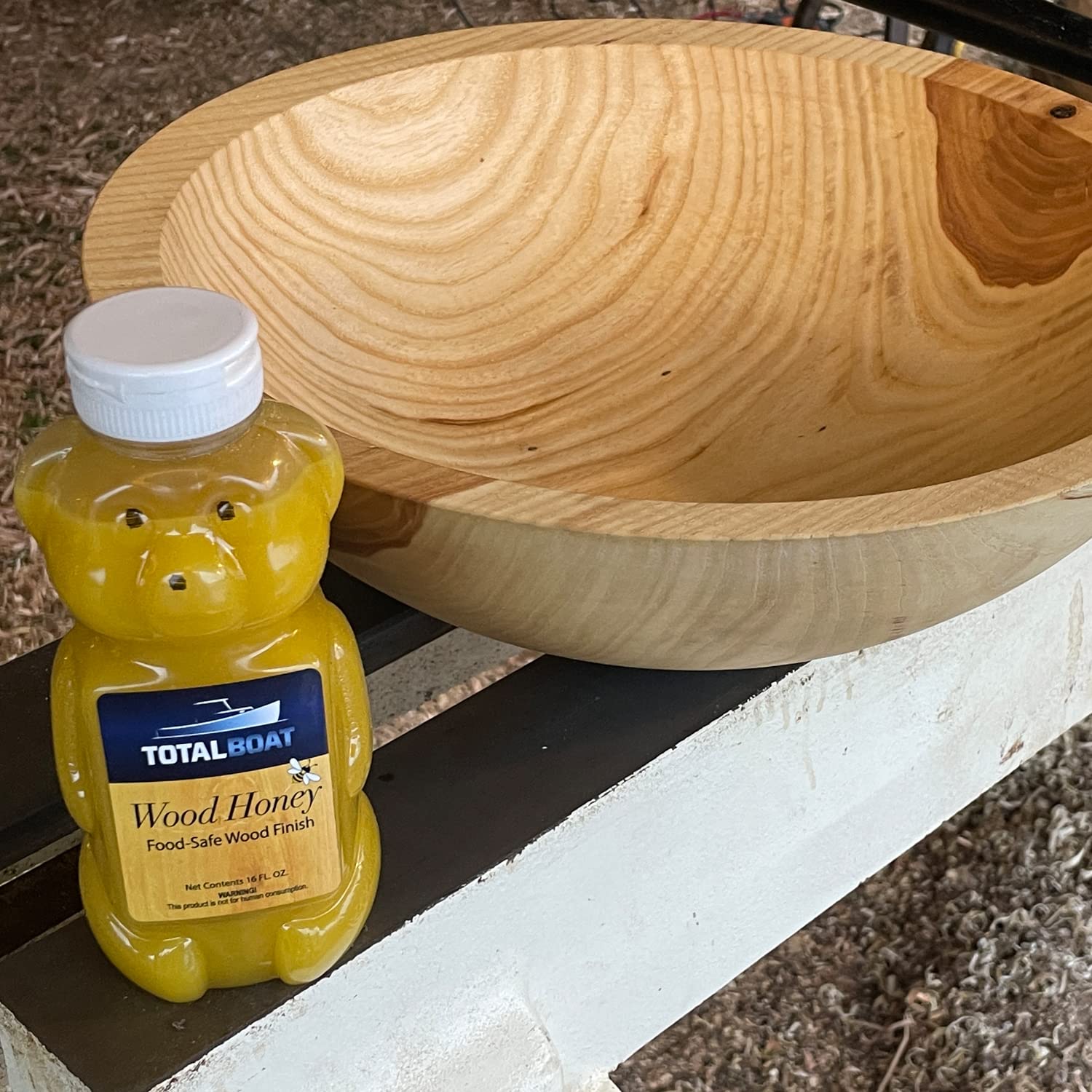 TotalBoat Wood Honey Food Safe Wood Finish - Wood Oil for Cutting Boards & Butcher Blocks (8 oz) : Health & Household