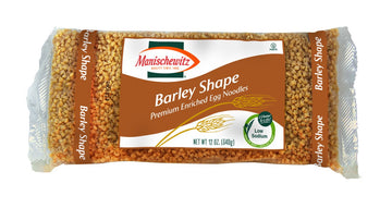 Manischewitz Barley Shaped Enriched Egg Noodles, 12 OZ (Pack of 12) Makes a Great Homestyle Farfel, No Preservatives, Low Sodium : Grocery & Gourmet Food