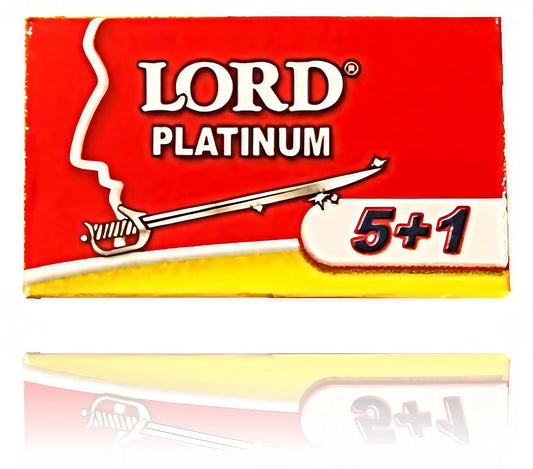 Lord Platinum Double Edge Razor Blades, 5+1 Pack - Total 60 Blades : Beauty & Personal Care