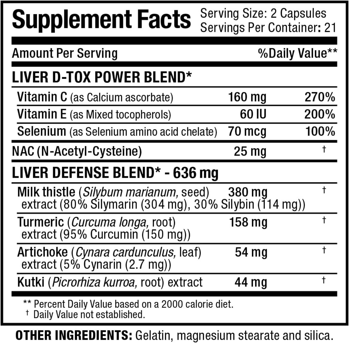 ALLMAX Liver D-TOX - 42 Capsules - Ultimate Liver Protection - 21-Day System for Competitive Athletes : Health & Household