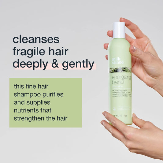 Milk_Shake Energizing Blend Hair Thickening Shampoo - Revitalizing Volume Shampoo For Fine And Fragile Hair