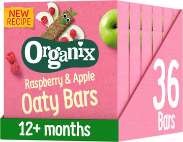 Organix Choco Orange Organic Soft Oaty Snack Bars Multipack, No Added Sugar, 6 X 23 G Bars Per Box (6 Boxes Total)