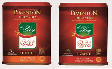 El Rey Paprika Hot And Sweet Set Of 2 X 75G