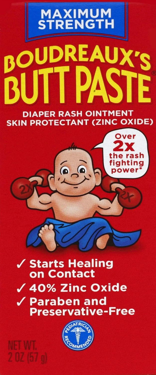 Boudreaux'S Butt Paste, Maximum Strength, 2 Oz : Baby