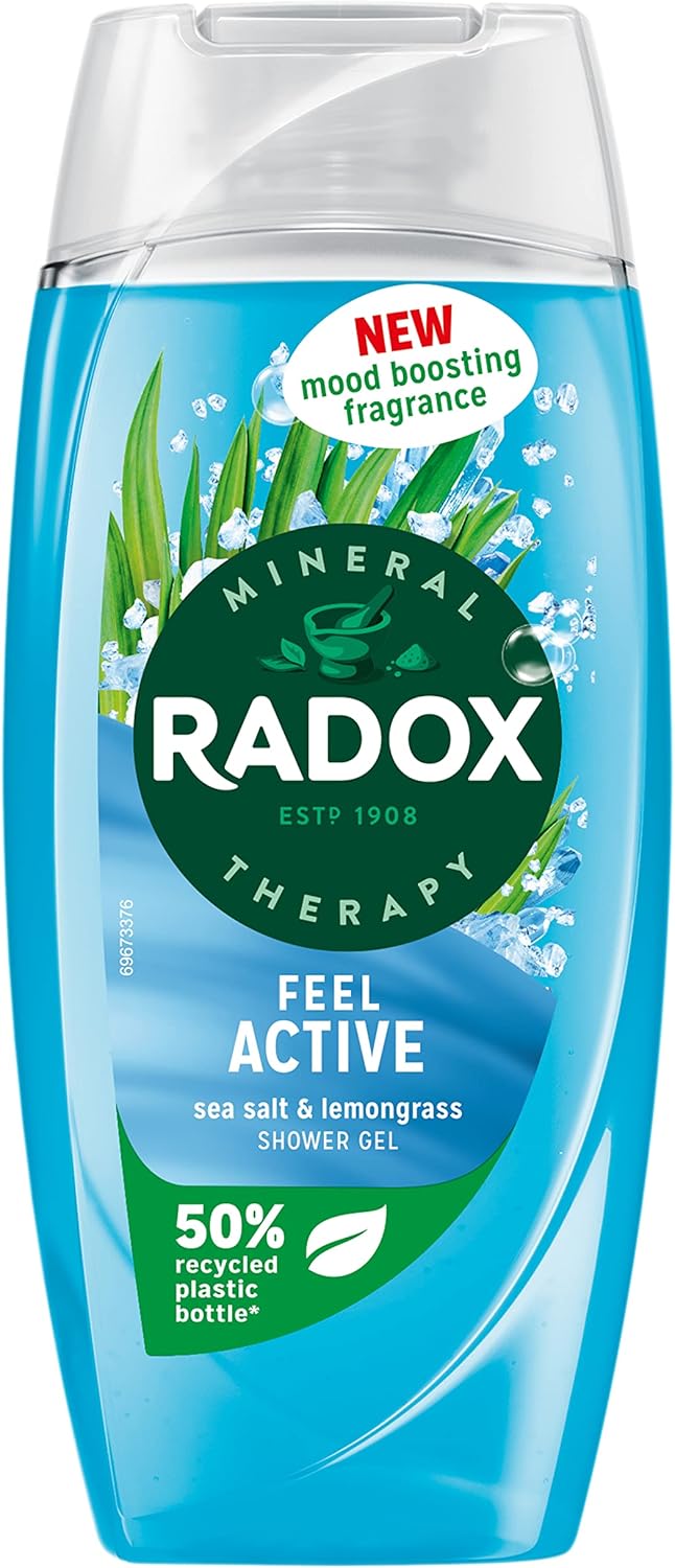 Radox Mineral Therapy Feel Active Shower Gel, 225Ml