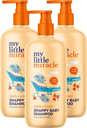 My Little Miracle Snappy Baby Shampoo, With Argan And Jojoba Oil, Gentle Formula To Prevent Irritation 500Ml 3-Pack