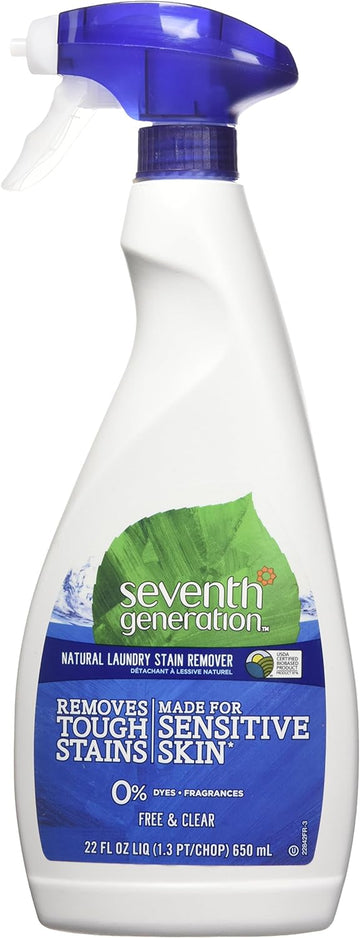 Seventh Generation Natural Stain Remover Spray, 22 oz, 2 Pack