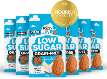 The Paleo Foods Co. Cocoa & Hazelnut Granola | Low Carb, Keto Friendly, Grain, And Gluten Free, Vegan, Paleo Granola (Cocoa & Hazelnut) (1 X 285G Pack)