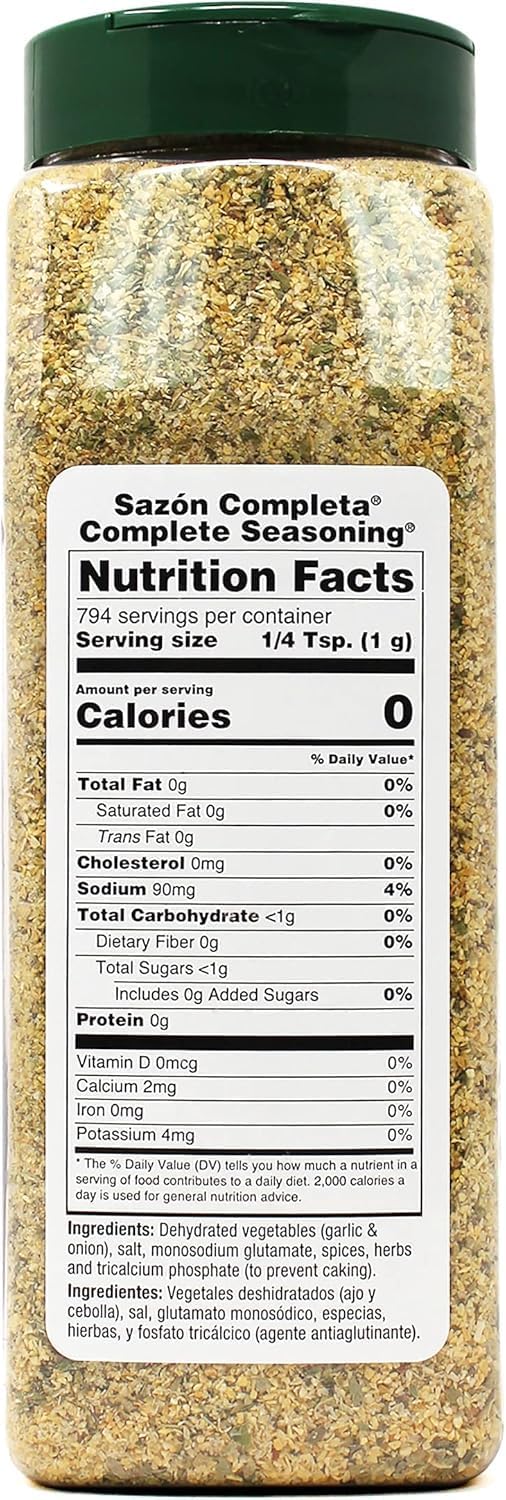 Badia Complete Seasoning, Sazon Completa 1.75 Lbs (Pack Of 2) By Badia