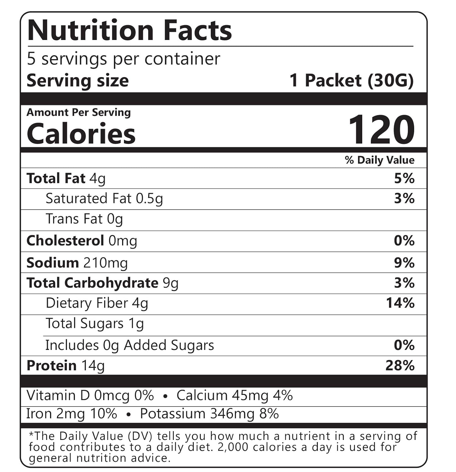 Protein Cereal, Low Carb Cereal, High Protein Cereal, 15G Protein, 4G Net Carbs, High Performance Cereal, 5 Individual Macro-Controlled Packages (Peanut Butter)