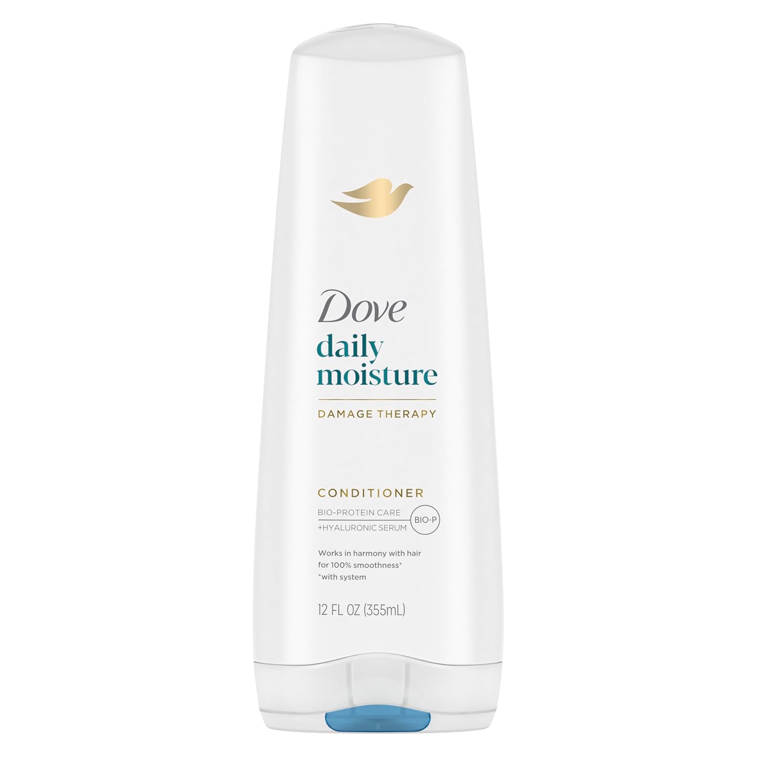 Dove Damage Therapy Conditioner Daily Moisture For Dry Hair Conditioner With Bio-Protein Care 12 Fl Oz