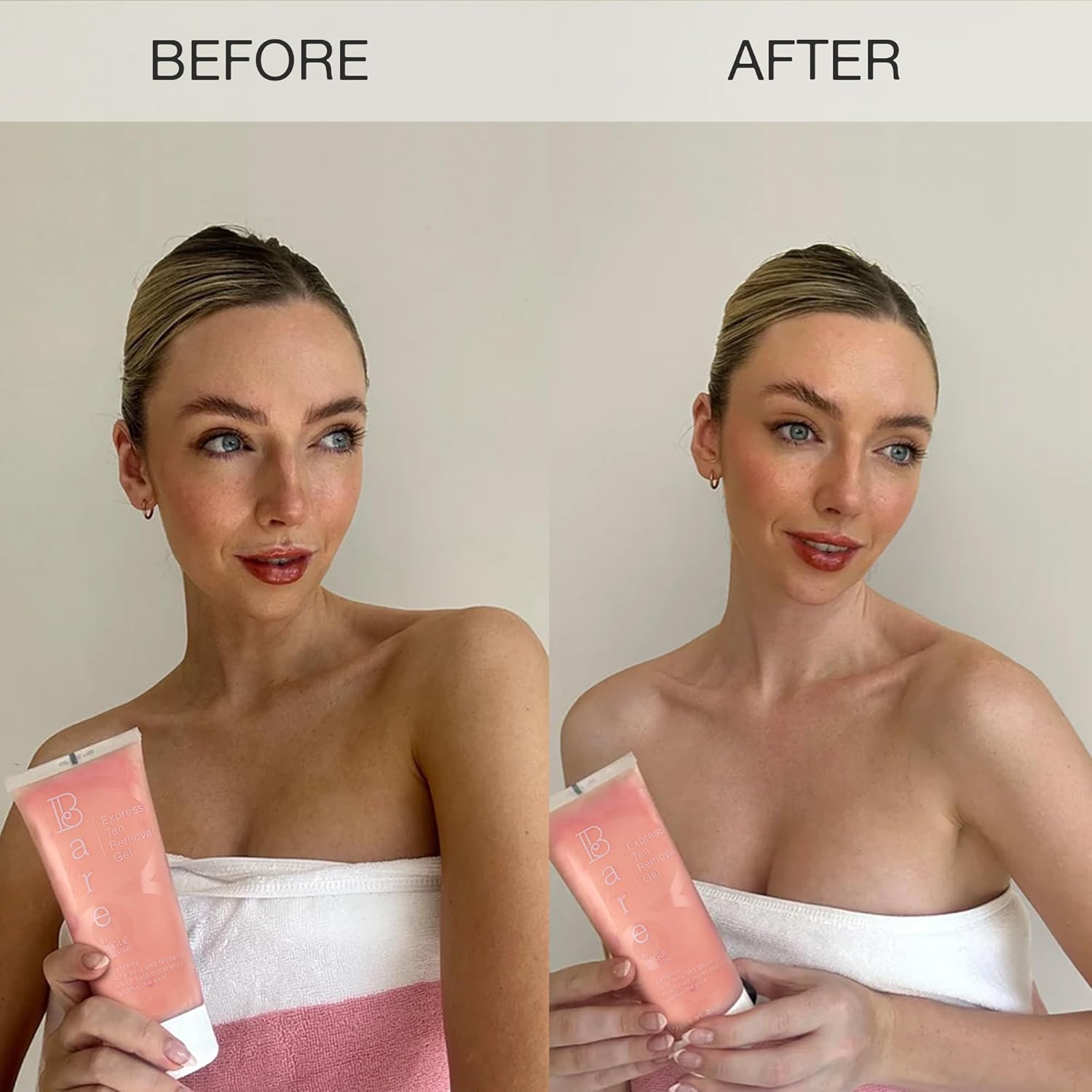 Bare By Vogue Express Tan Remover Gel - Quickly Removes Fake Tan While Hydrating Your Skin - Contains Aloe Vera & Glycerin - Self Tan Eraser, 200ml : Amazon.co.uk: Beauty