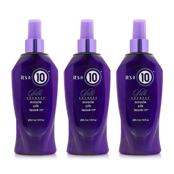 It's a 10 Haircare Silk Express Miracle Silk Leave-In Product, 10 fl. oz. (Pack of 3)