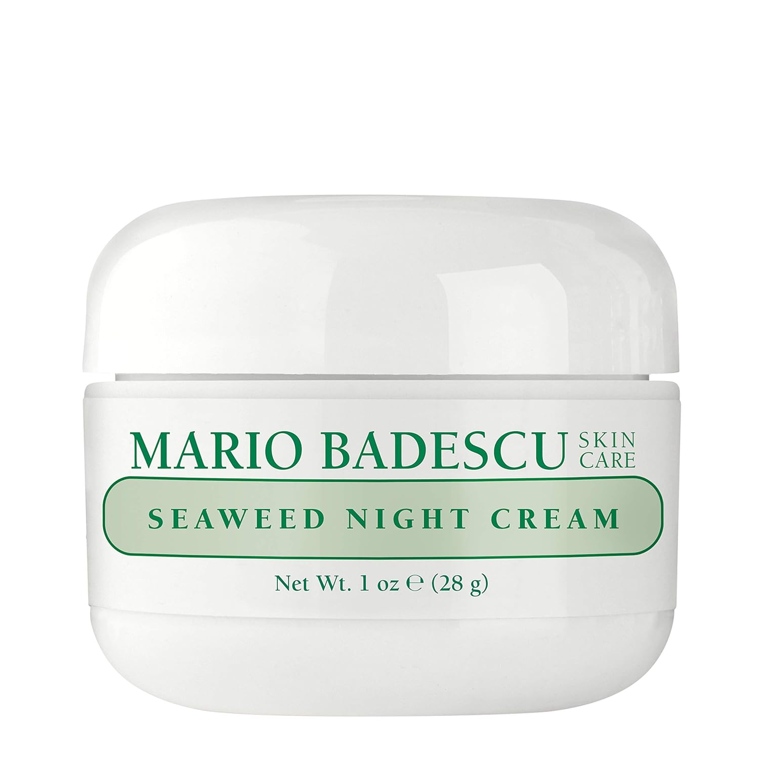 Mario Badescu Seaweed Night Cream For Women Anti Aging Oil-Free Moisturizer With Collagen & Sodium Hyaluronate, Ideal For Combination