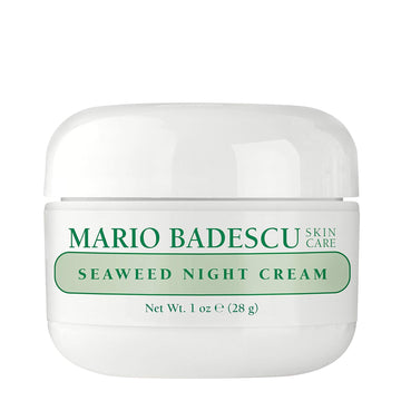 Mario Badescu Seaweed Night Cream For Women Anti Aging Oil-Free Moisturizer With Collagen & Sodium Hyaluronate, Ideal For Combination