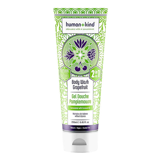 Human+Kind Body Wash - Natural, Moisturizing Body Soap With Coconut Oil - A Gentle, Soothing Cleanse For Dry, Sensitive Skin - Three Fresh Scents: Orange, Grapefruit, And Apple And Herbs - 8.45 Oz