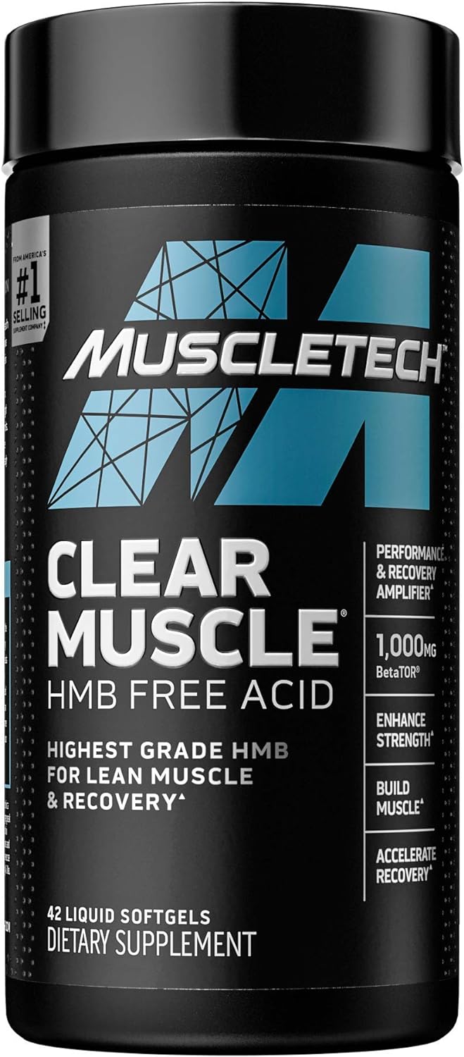 MuscleTech Clear Muscle Post Workout Recovery | Muscle Builder for Men
