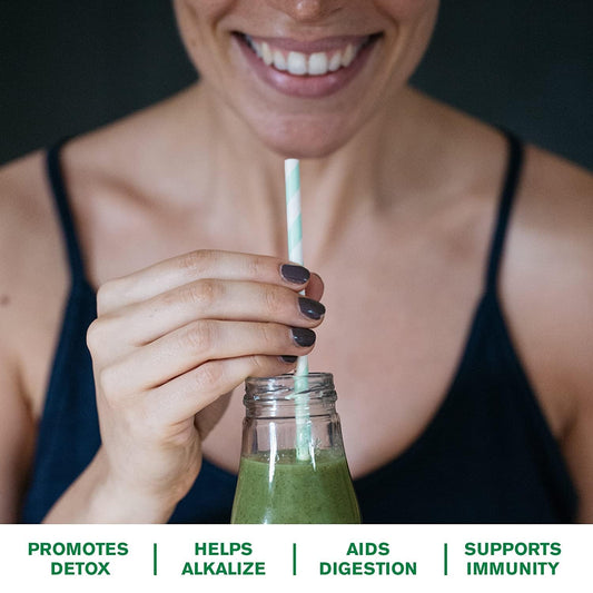 Amazing Grass Wheat Grass Powder: 100% Whole-Leaf Wheat Grass Powder For Energy, Detox & Immunity Support, Chlorophyll Providing Greens, 60 Servings