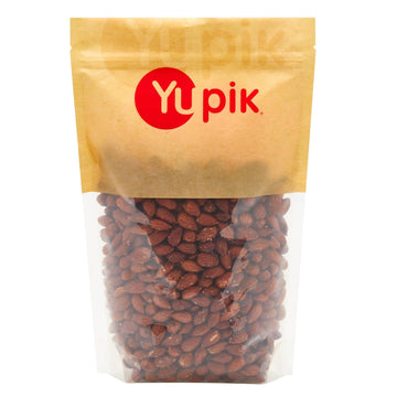 Yupik Lemon And Salt Almonds, 2.2 Lb, Vegan, Kosher, Savory Snack, Salted Almonds, Seasoned Nuts, Zesty Lemon Flavour, Unique Snack, Ideal For Game Night Or Bbq