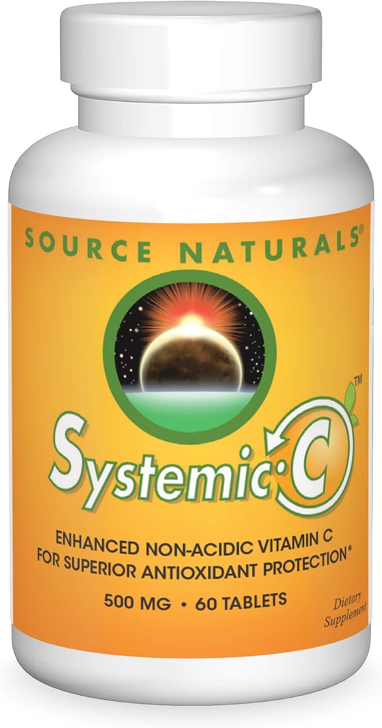 Source Naturals Systemic C, 500Mg - 60 Tablet