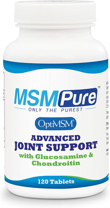 Kala Health Msmpure Advanced Joint Support Tablets – Glucosamine, Chondroitin, Optimsm, Ester-C & Manganese For Joint Health, Flexibility & Mobility – Vegetarian-Sourced Glucosamine, 120 Count