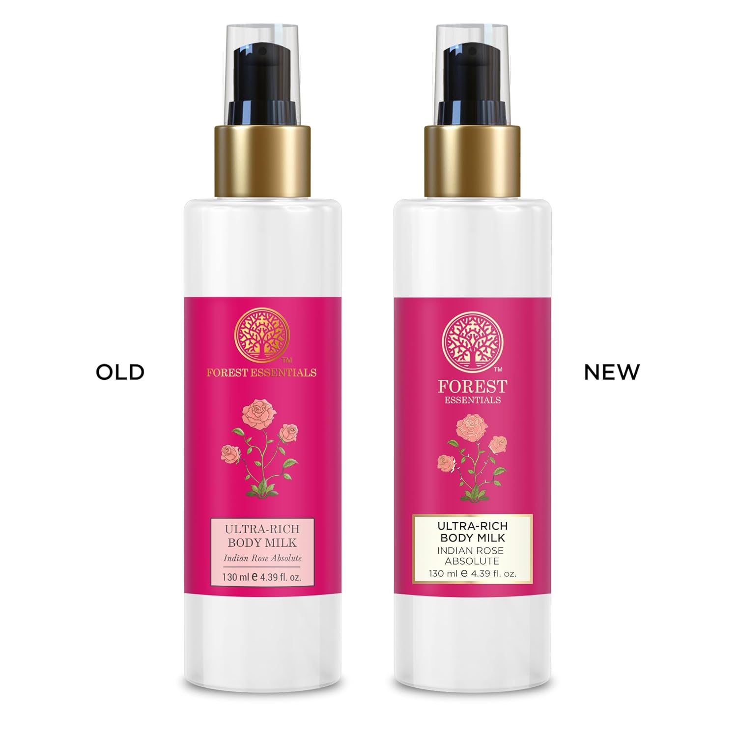 Forest Essentials Ultra-Rich Body Milk Indian Rose Absolute 130Ml (Body Lotion) : Beauty & Personal Care