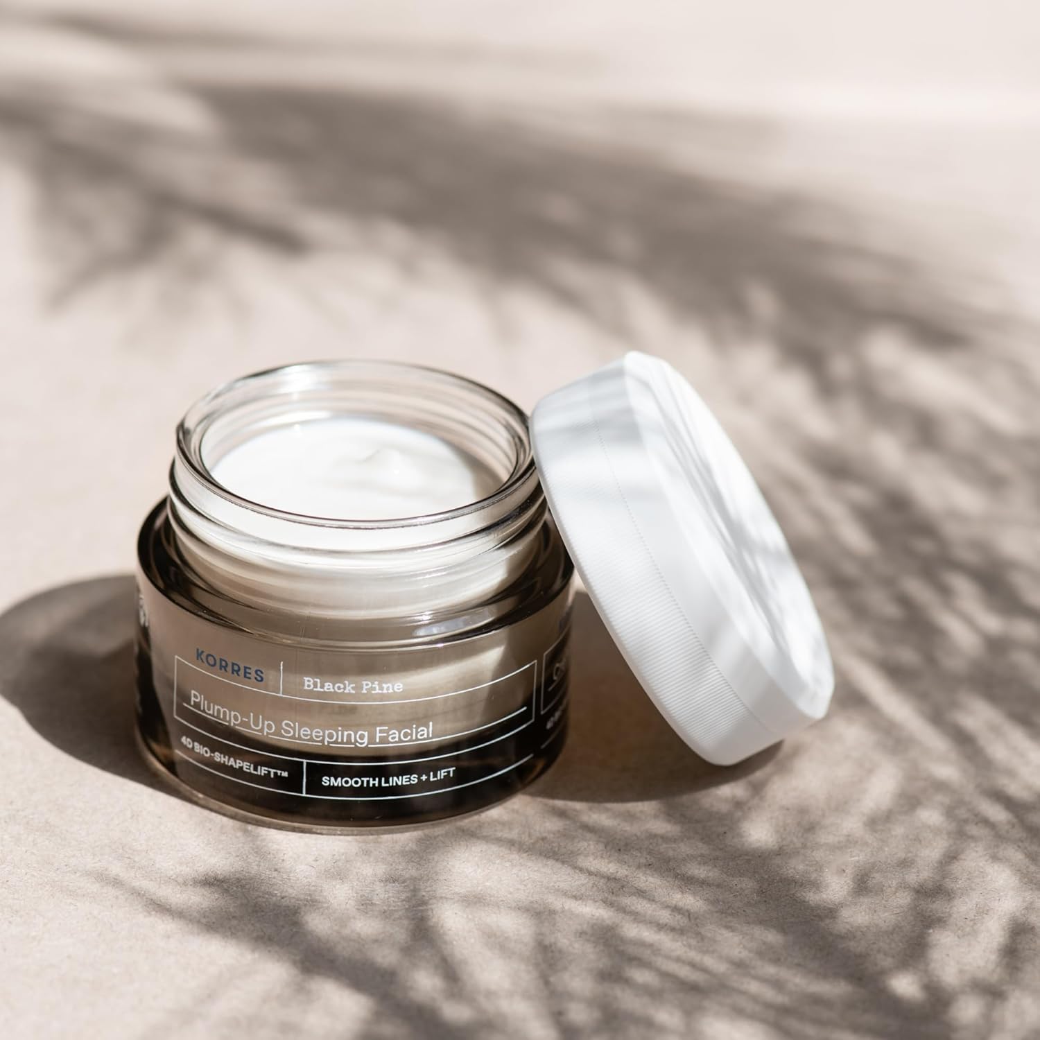 Korres Black Pine 4D Bio-Shapelift Plumping Night Cream, Firming Face Moisturizer For Women & Men, Overnight Hydration Cream For Smoother-Looking Skin, Vegan Skincare, Dermatologist-Tested, 1.35 Fl Oz : Beauty & Personal Care