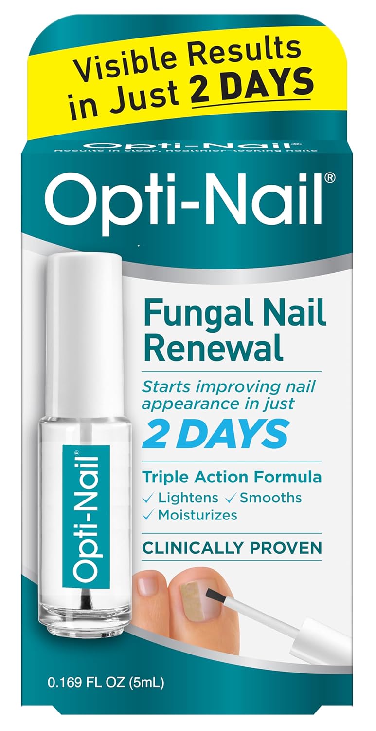 Opti-Nail Fungal Nail Repair With Brush Applicator, Restores The Healthy Appearance Of Nails Discolored Or Damaged By Nail Fungus