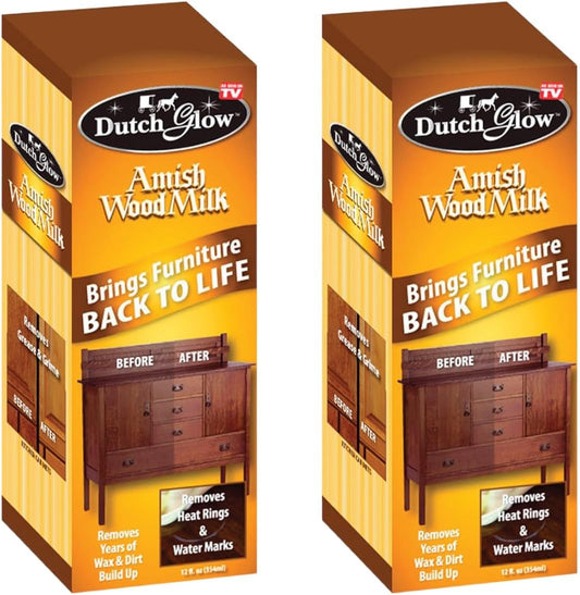 Pack of 2 - Dutch Glow DFG Amish Wood Milk 12 Oz