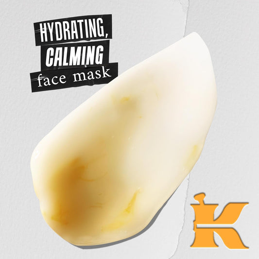 Kiehl'S Calendula Petal Infused Calming Mask, Hydrating & Soothing Gel Face Mask For All Skin Types, 100Ml