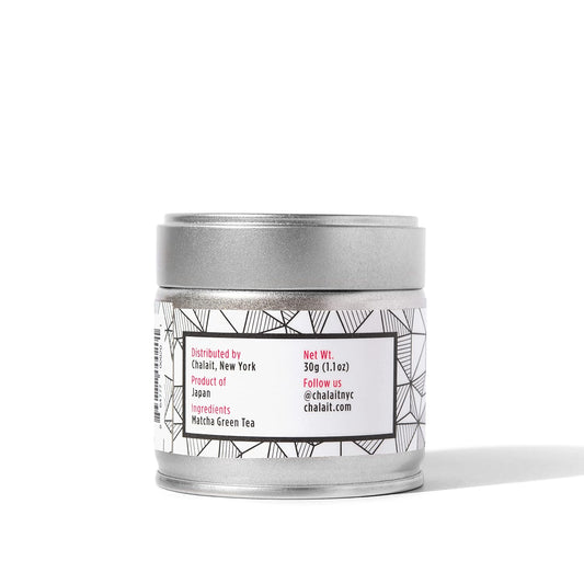 Chalait Everyday Ceremonial Grade Matcha - Japanese Matcha Green Tea Powder - For Sipping As Tea - Antioxidants, Sustainable Energy, No Additives, Radiation Free, Zero Sugar [30G Tin]