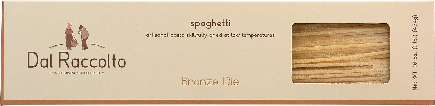 Dal Raccolto Bronze Die Pasta - Spaghetti, 1 lb Box