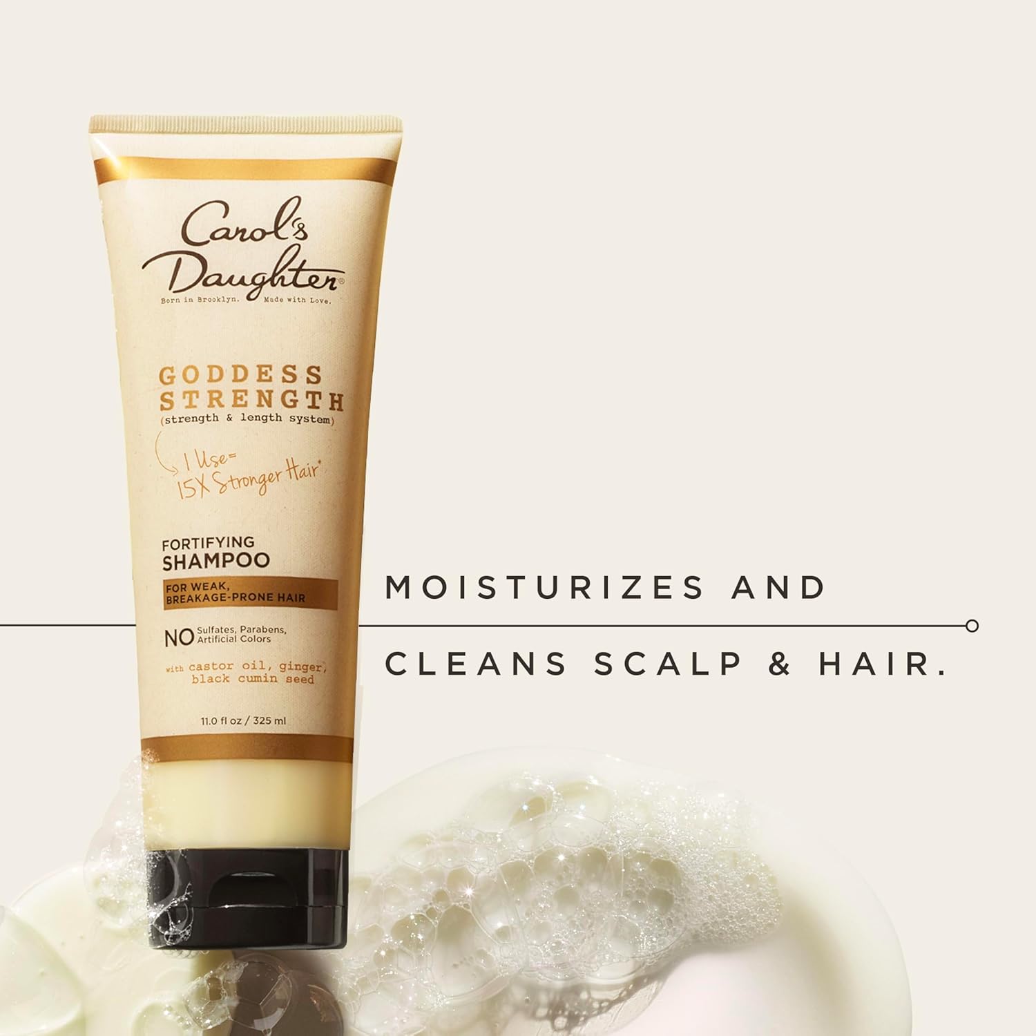 Carol'S Daughter Goddess Strength Ultra Shield Pre Poo Hair Treatment For Waves, Coils And Curls, Protective Hair Detangler With Castor Oil, 10.2 Fl Oz : Beauty & Personal Care