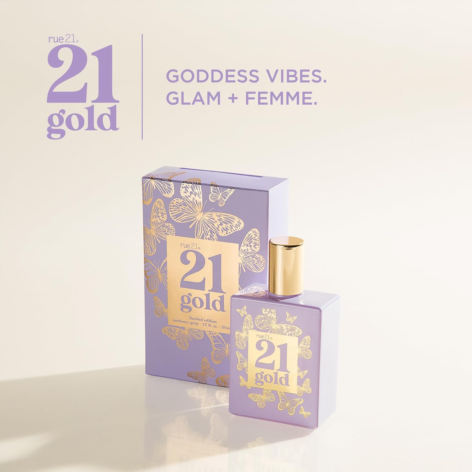 Rue 21 Gold Women'S Perfume Spray - 1.7 Fl Oz (50 Ml) : Beauty & Personal Care