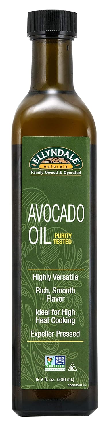 Now Foods, Avocado Cooking Oil In Glass Bottle, Rich Smooth Flavor, Ideal For High Heat Cooking, Expeller Pressed, Certified Non-Gmo, 16.9-Ounce